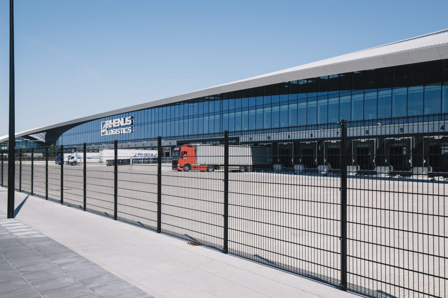 Perimeter of leading Rhenus distribution center secured by Heras